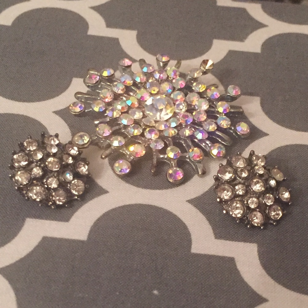 Rhinestone Brooches